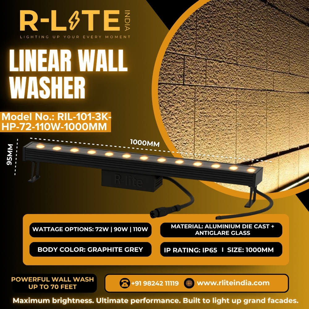 LINEAR WALL WASHER LIGHTS - SINGAL COLOR 500MM