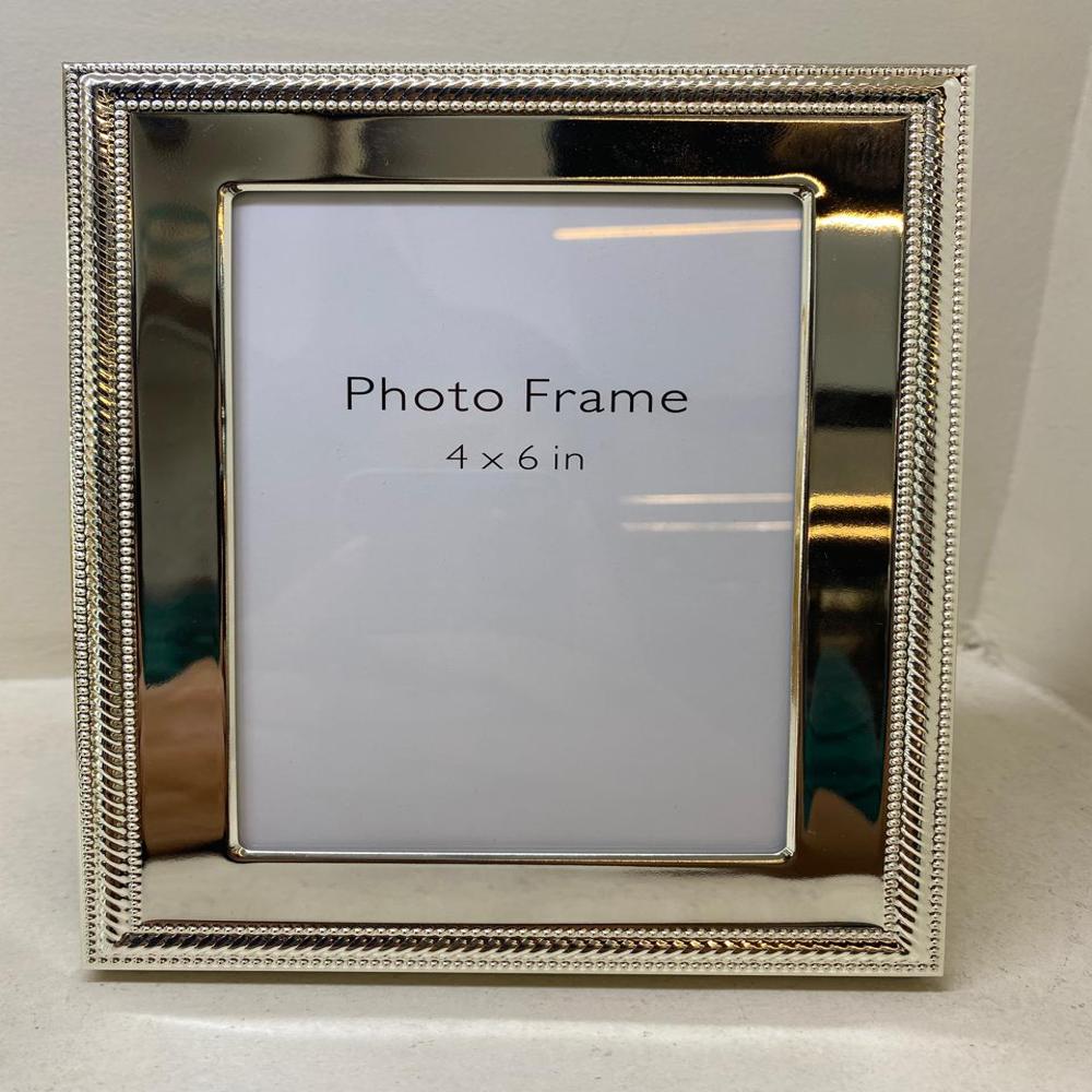 silver plated photo frame