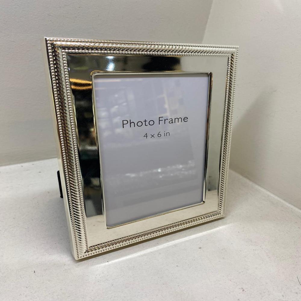 silver plated photo frame