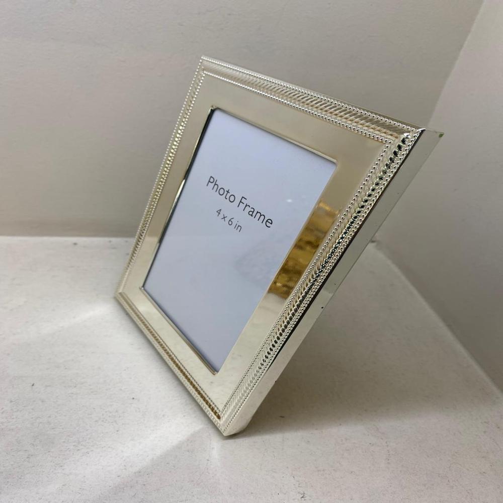 silver plated photo frame