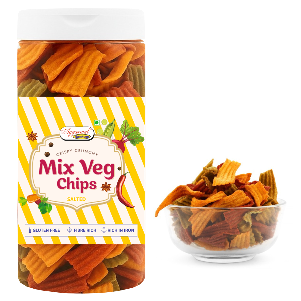 Mix Vegetable Salted Chips - Feature: No Artificial Colors Or Flavors