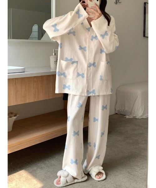 Winter Nightsuits - Color: Beige With Brown Spots