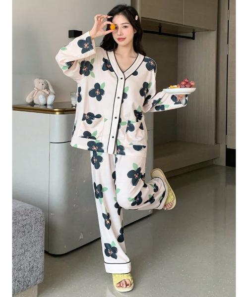 Winter Nightsuits - Color: Beige With Brown Spots