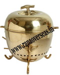 Golden Brass Metal Oval Shape Chafing Dish