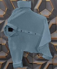 Branded Shirt For Mens Check & Block Design - Feature: Breathable