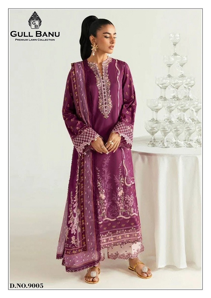 Gull Banu Vol-9  Karachi Dress Material