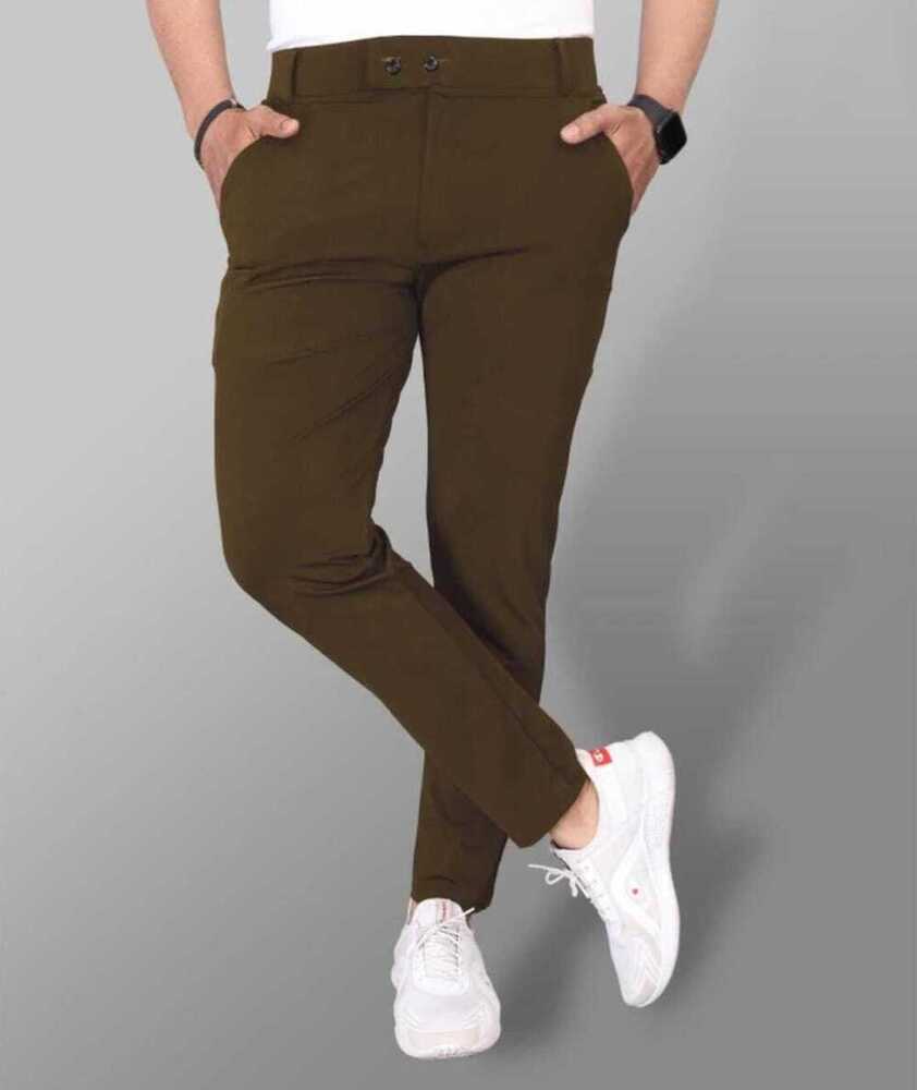 Bottom Wear /Branded Trousers For Mens - Color: Brown