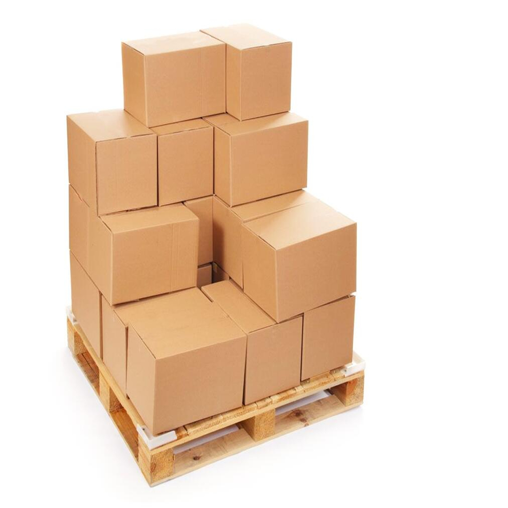 4x4x4 Inch 3 Ply Corrugated Box - Color: Multicolor