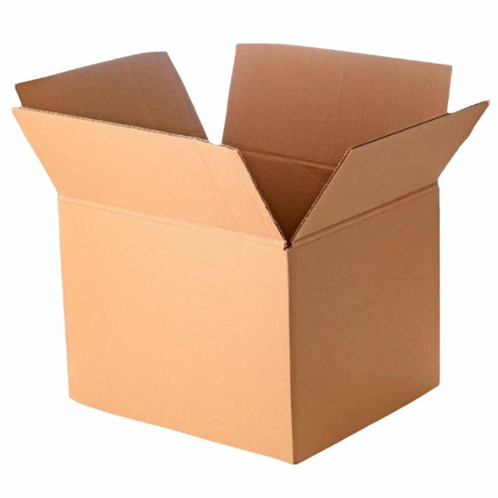 4x4x4 Inch 3 Ply Corrugated Box - Color: Multicolor
