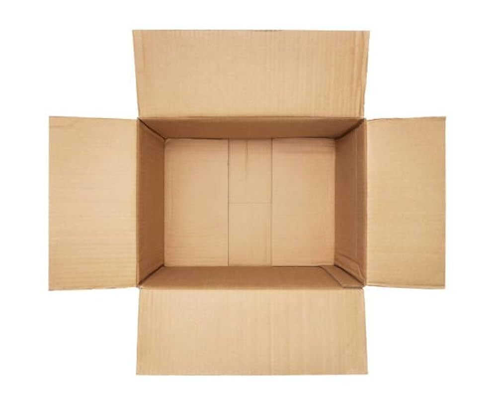 7x4x3.5 Inch 3 Ply Corrugated Carton Box - Color: Multicolor