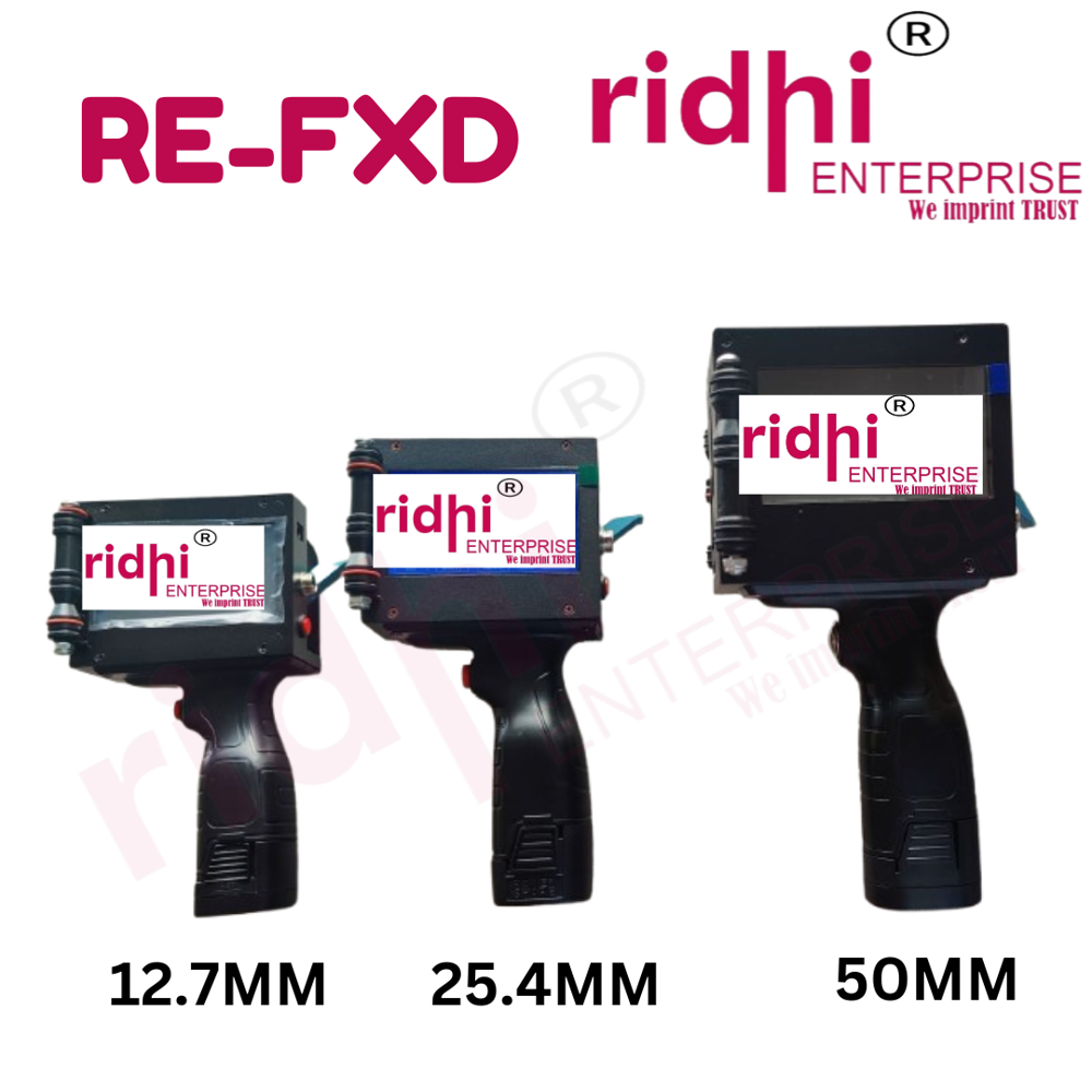 Ridhi Fxd 12.7mm Inkjet Printer And Coding Machine - Color: Black