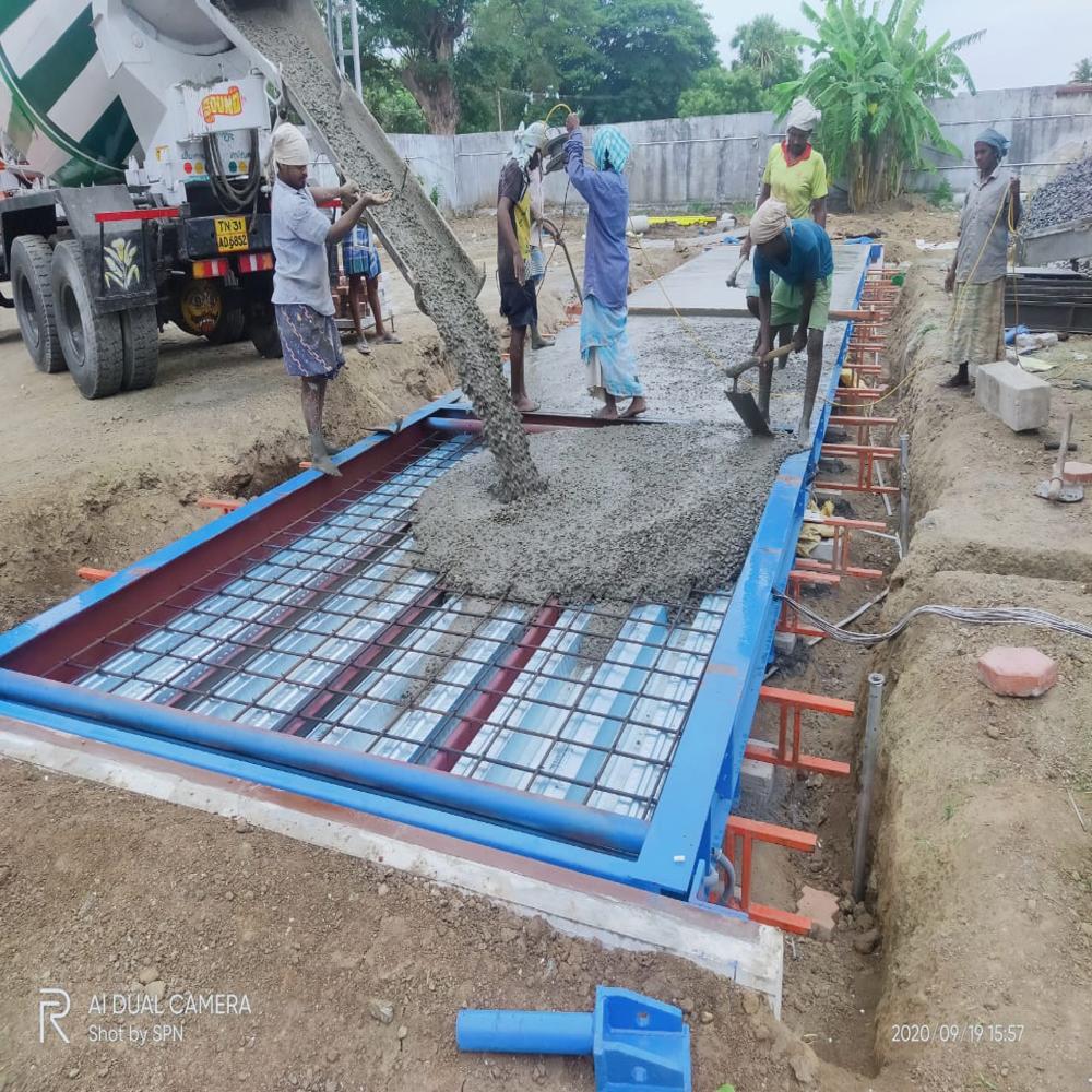 Pitless Concrete Weighbridge - Color: Black