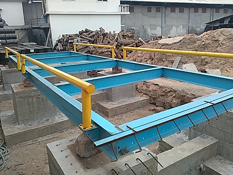 Pitless Concrete Weighbridge - Color: Black