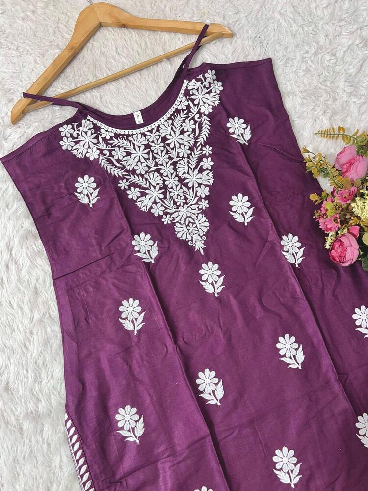 Heavy Lucknowi Kurtis & Top - Design: Attractive