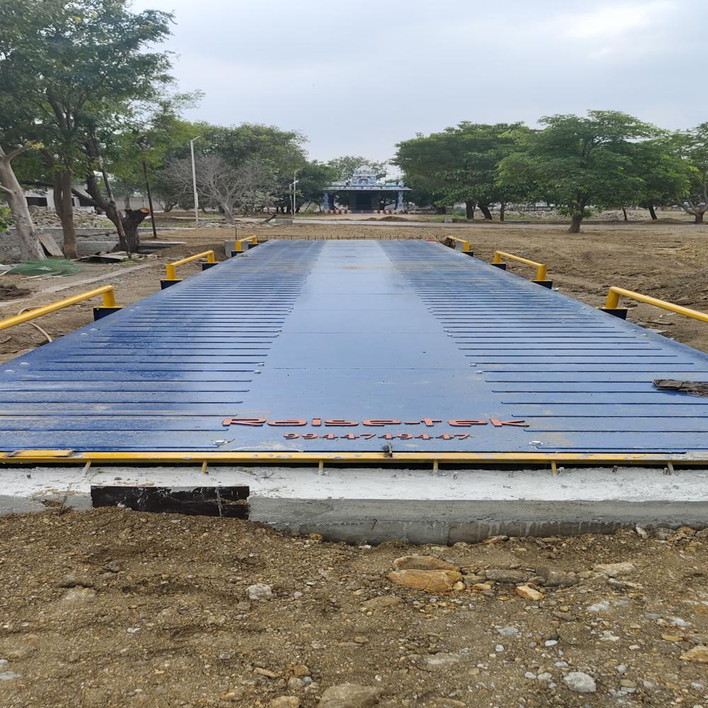 Weighbridge For Rice Mill - Color: Blue