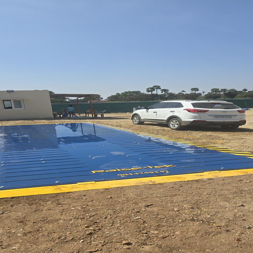 Weighbridge For Rice Mill - Color: Blue