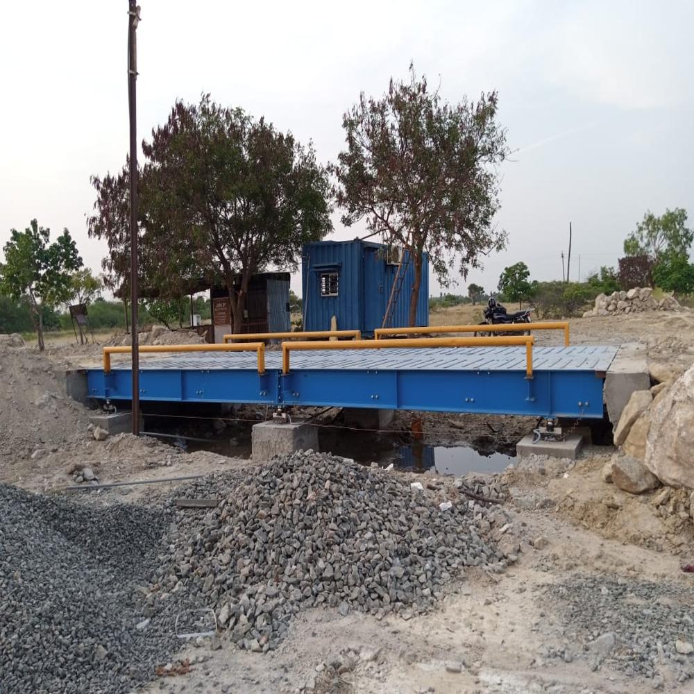Steel Weighbridge - Color: Blue