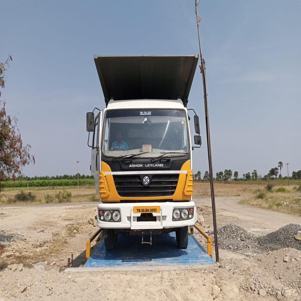 Crusher Weigh Bridge - Color: Blue