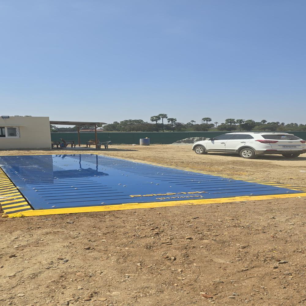 Black Electronic Pit Type Weighbridge