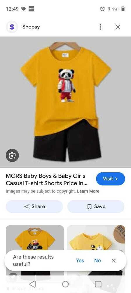 t shirt pant for children cord set (kid's)