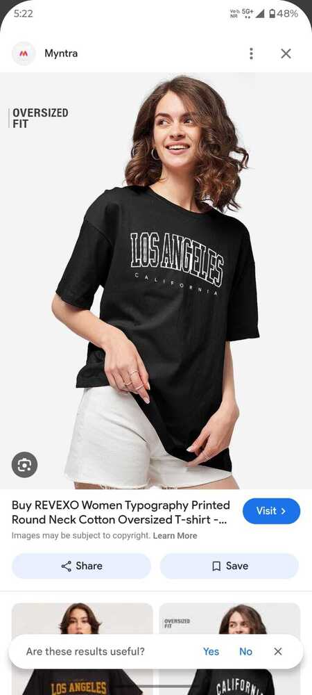 Women branded t shirt printed design