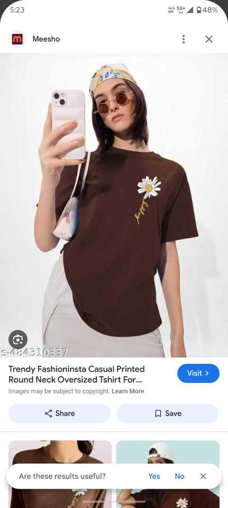 Women branded t shirt printed design