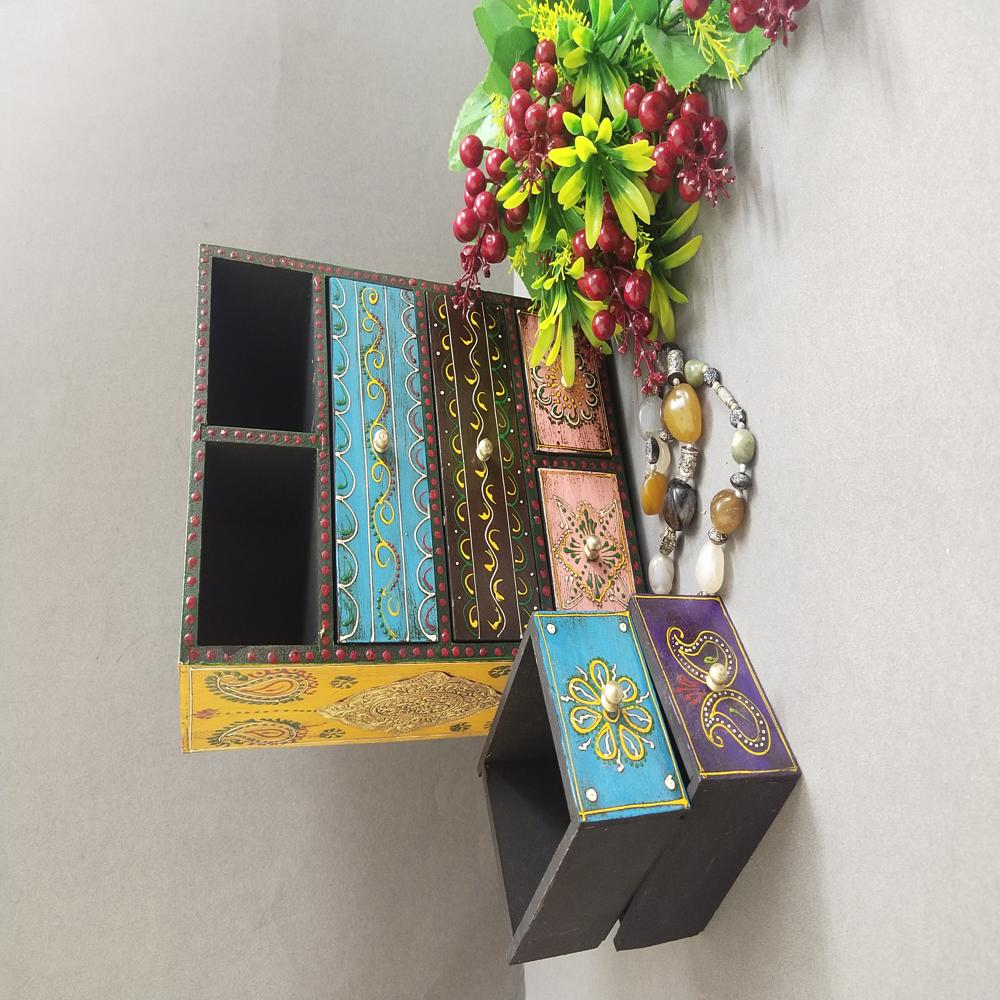wooden hand painted multipurpose Drawer