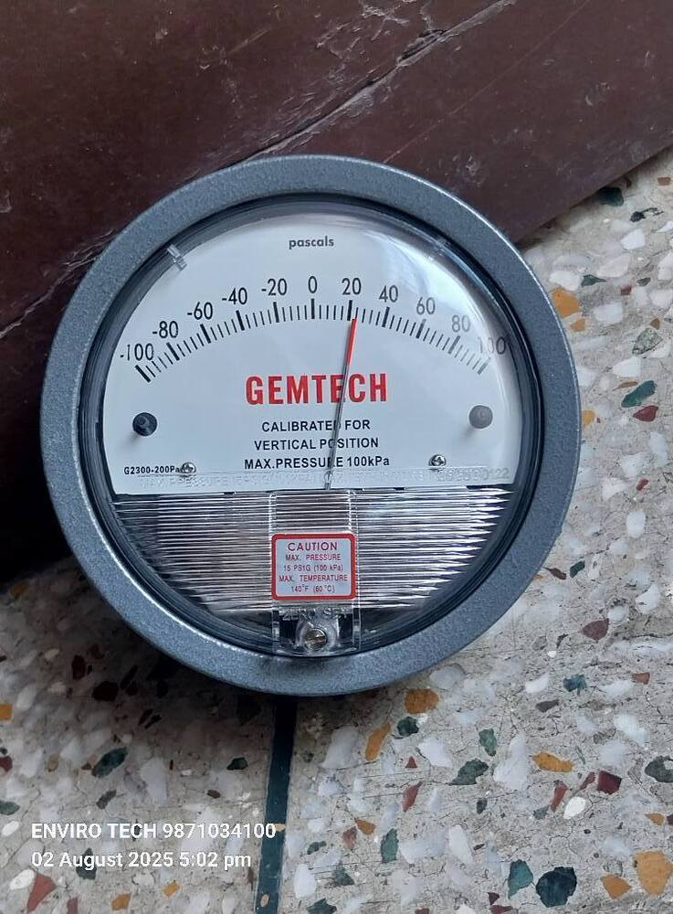 GEMTECH Differential Pressure Gauge Distributor For Industrial Area Hisar Haryana