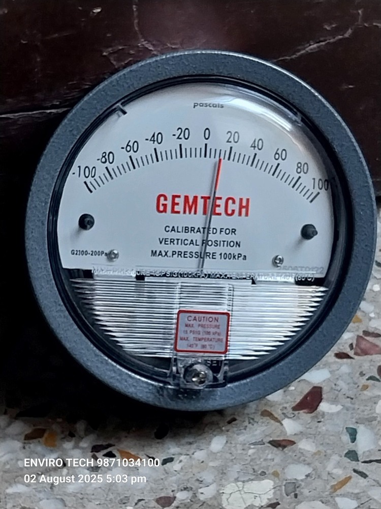 GEMTECH Differential Pressure Gauge Wholesaler For Yavatmal Maharashtra