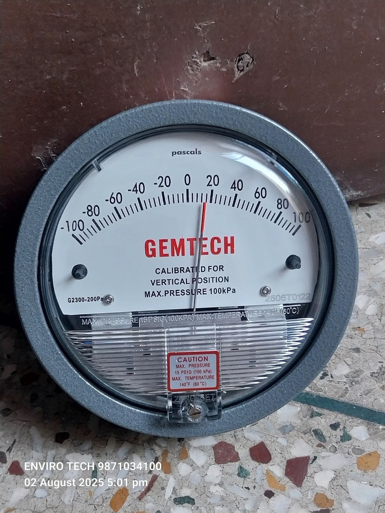 GEMTECH Differential Pressure Gauge Wholesaler For Yavatmal Maharashtra