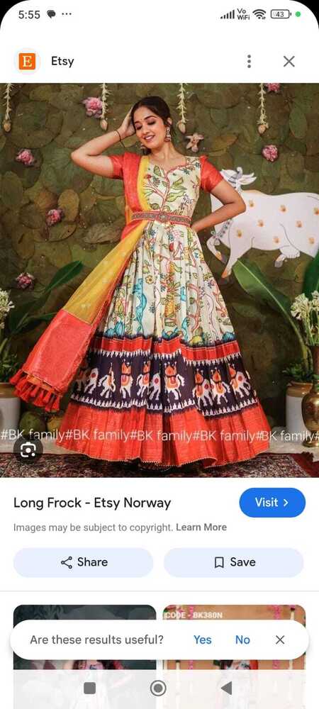 Women Gown With Duppata Banarasi Silk - Design: Attractive