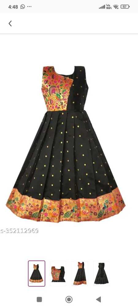 Fancy Gown With Duppata For Girl - Color: Multi Color
