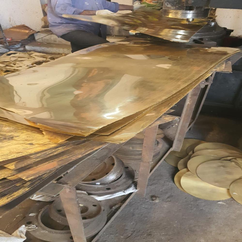 Brass Sheets - Color: Golden