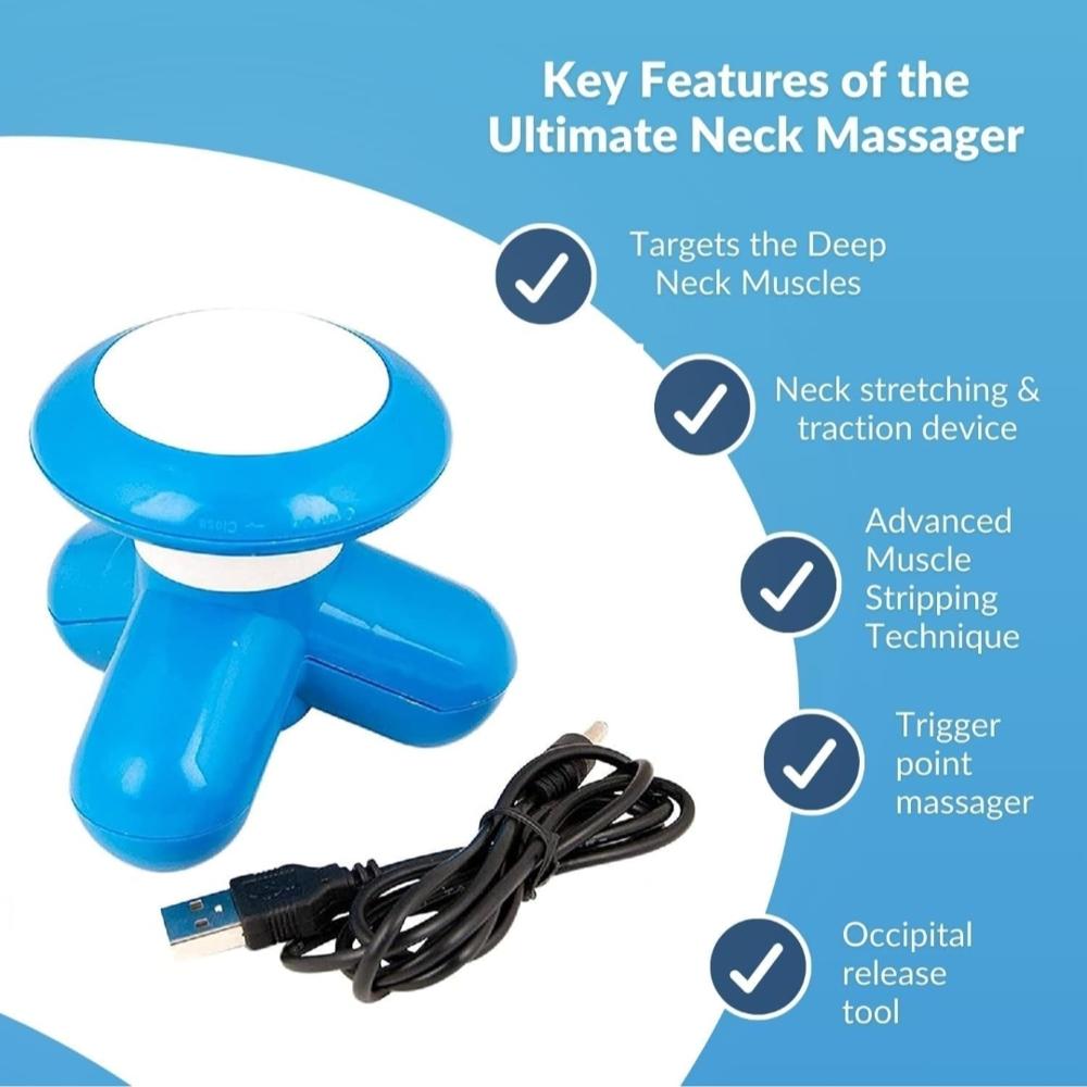 Mini Mimo Massager Acupressure Mimo Portable Full Body Vibration Massager For Pain Relief With Usb Port - Features: Good Quality