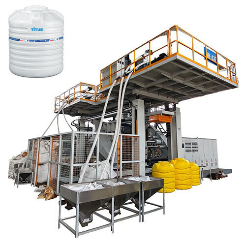 2000Ltr 8Lyr with Servo And Induction Heater Water Tank Blow Molding Machine