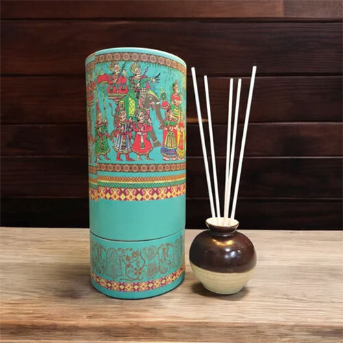 Global Aroma Denim Reed Diffuser Gift Set 100 ml Ethenic POT
