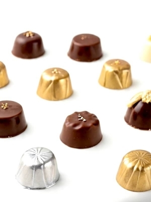 Homemade Chocolates - Sweet Chocolate, 12 Pieces | Indulgent Brown Treats for Gifting, Baking, and Brightening Someone's Day