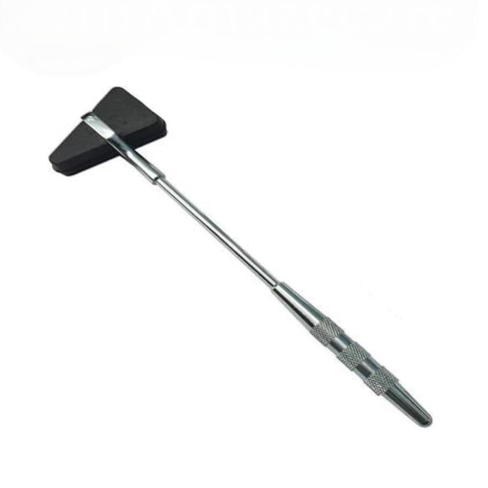 Premium Knee Hammer With Triangular Head, Brush For Doctors Neurologists Medical Students - Features: Good Quality