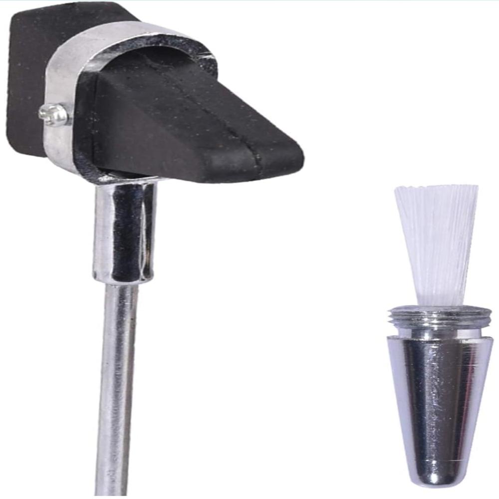 Premium Knee Hammer with Triangular Head, Brush for Doctors Neurologists Medical Students