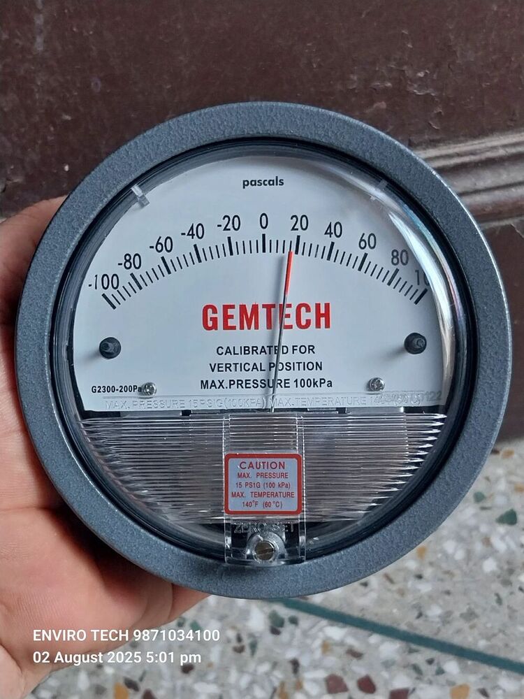 GEMTECH DIFFERENTIAL PRESSURE GAUGE Near Tangra Industrial Estate West Bengal