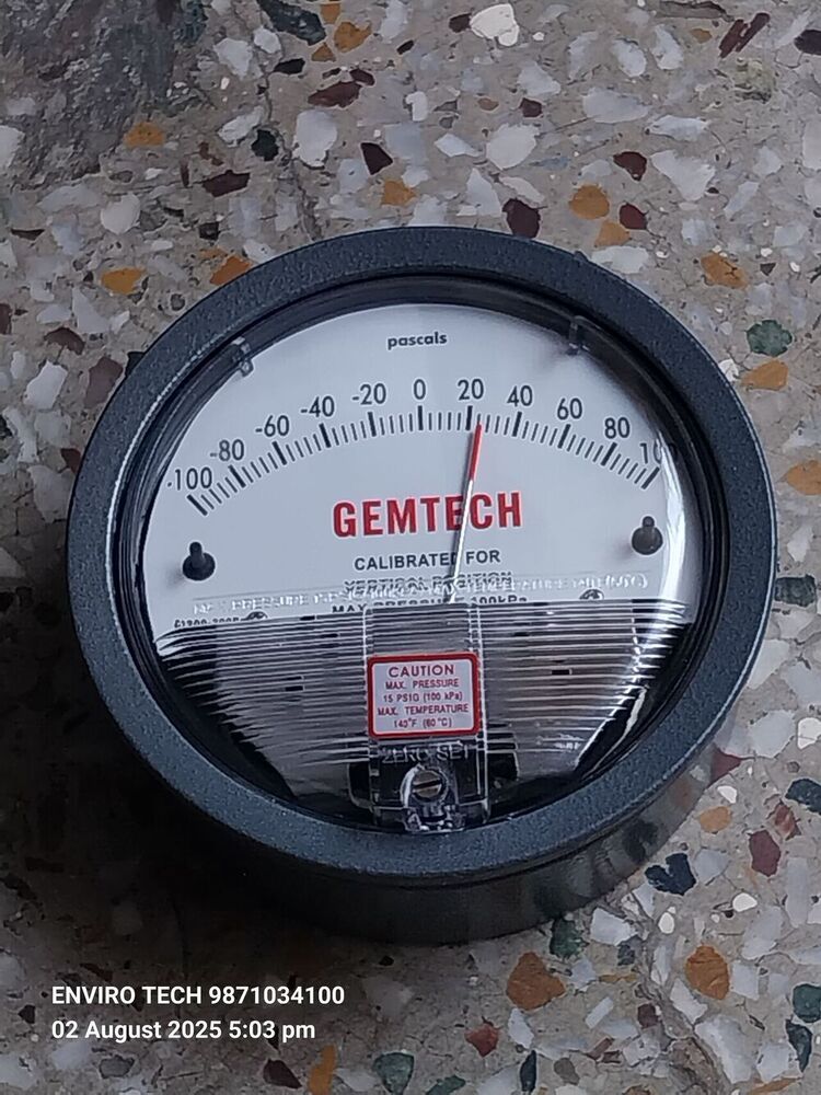 GEMTECH DIFFERENTIAL PRESSURE GAUGE Near Tangra Industrial Estate West Bengal