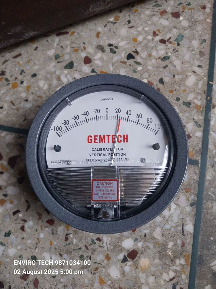 NO 1 GEMTECH Differential Pressure Gauge WORLD