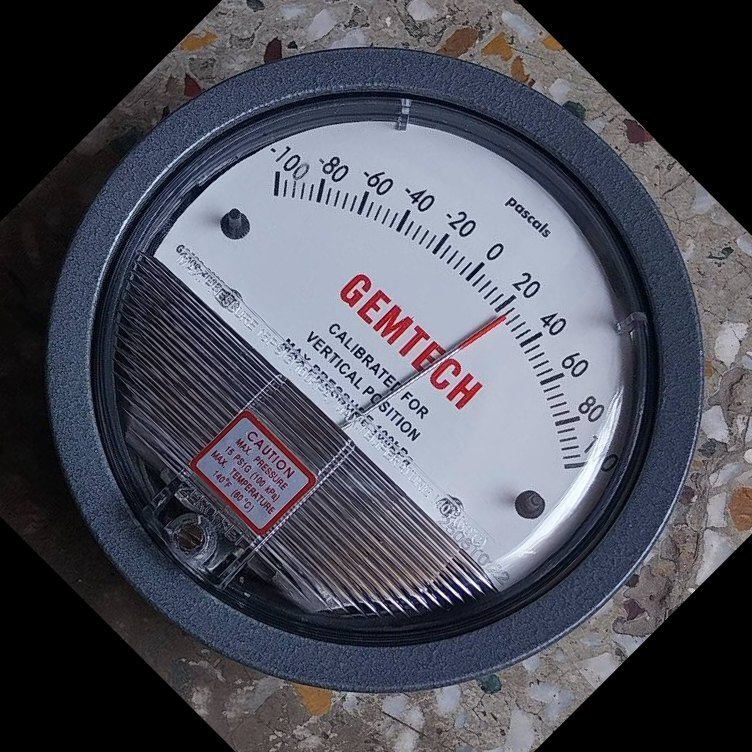 NO 1 Gauge GEMTECH Differential Pressure Gauge India