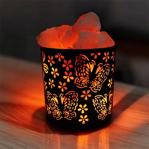 Himalayan Rock Salt Lamp Butterfly