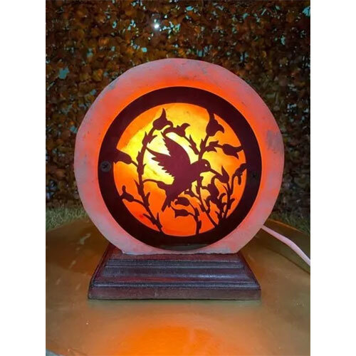 Himalayan Salt Lamp Nature Life Bird 3D