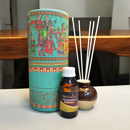 Global Aroma Chamomile Reed Diffuser Gift Set 100 ml Ethenic POT