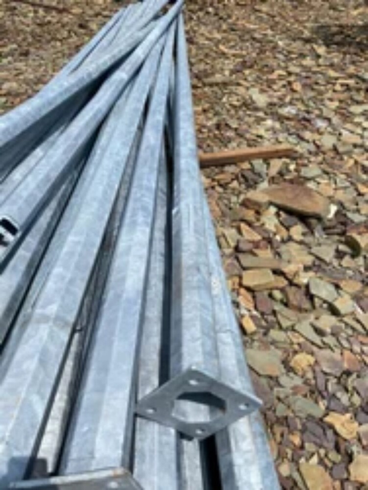 Signage Poles - Color: Rrequired Based
