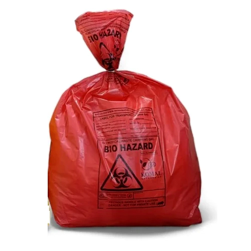 Red Garbage Bag For Hospital
