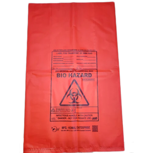 17x19 Inch Plastic Biohazard Bag