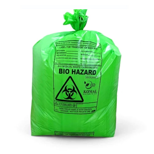 24X32 Inch Green Garbage Bag - Feature: Embossing